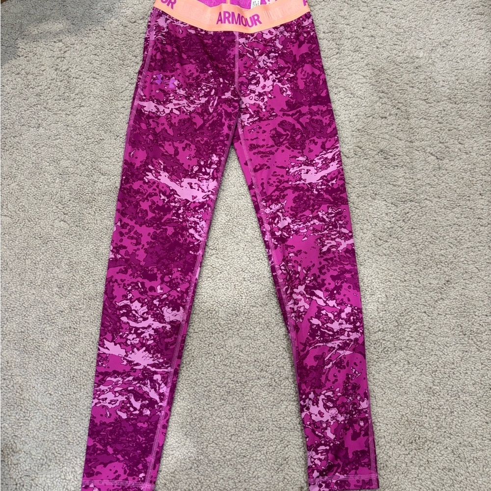 Under Armour Kids Pink Leggings